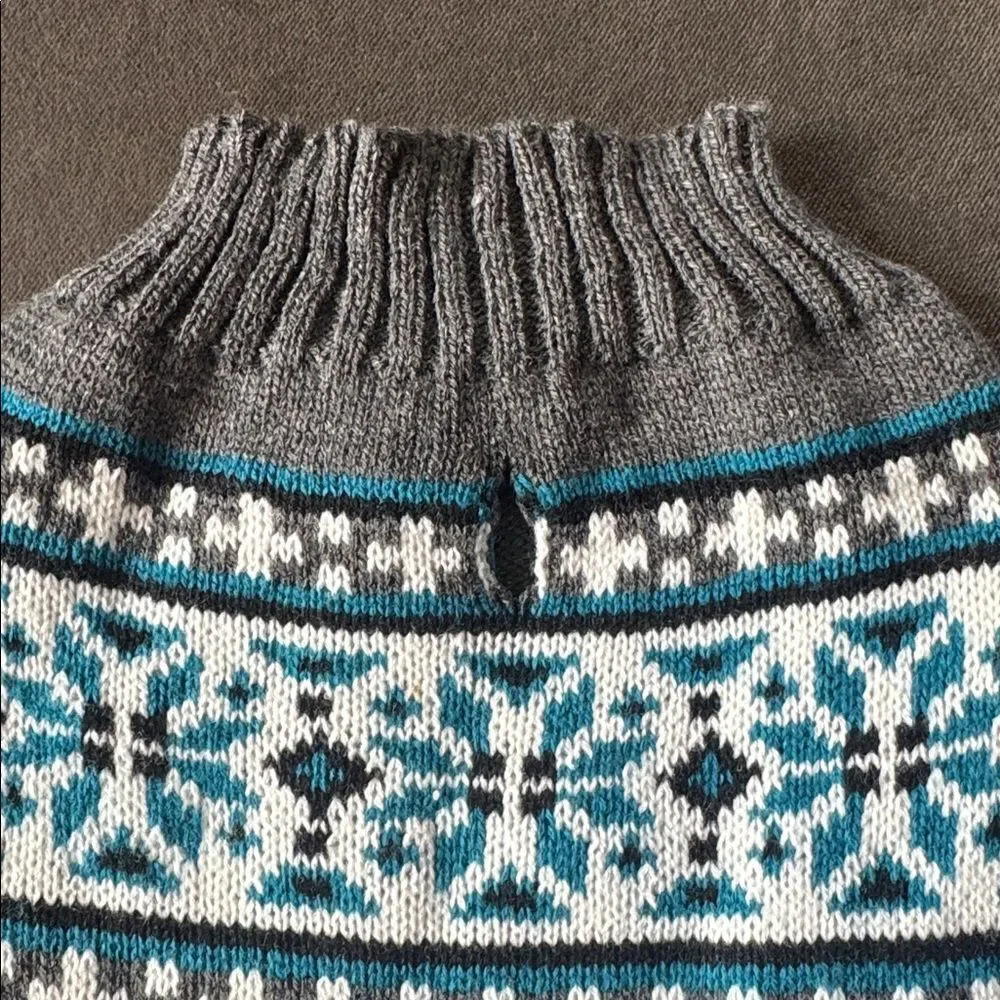 Pet Dog Cat Sweater Favorite Child Gray and Blue Size XS NEW